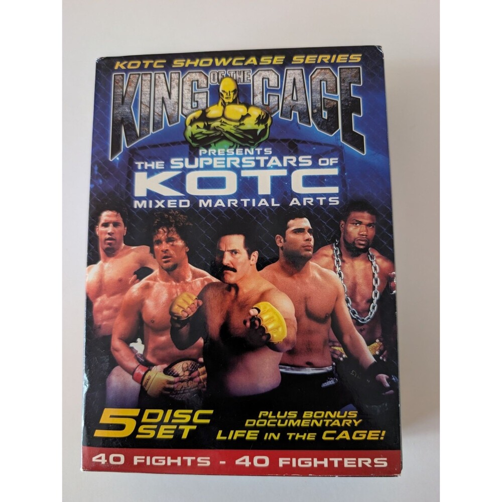 King of the Cage 5-DVD 40 Fights Rampage Jackson Dan Severn OOP